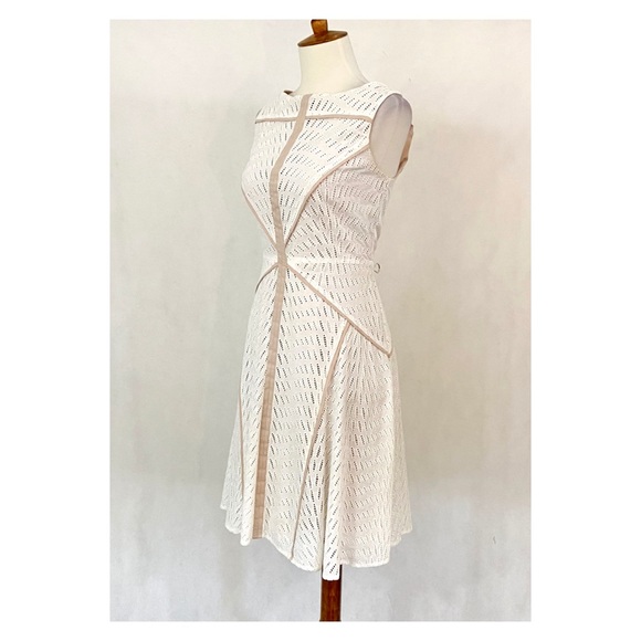 Vince Camuto Sleeveless Embroidered Eyelet Dress - Picture 5 of 11